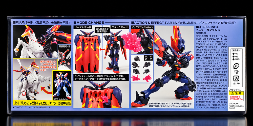 HGFC 1/144 Master Gundam & Fuunsaiki
