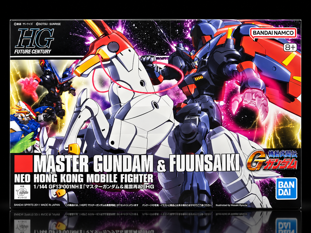 HGFC 1/144 Master Gundam & Fuunsaiki